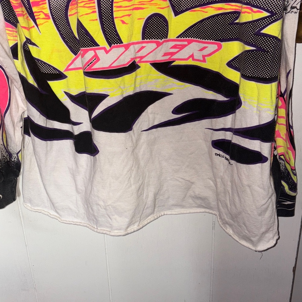 HYPER Bicycles Neon Graphic Long Sleeve Jersey size XL - Picture 5 of 8